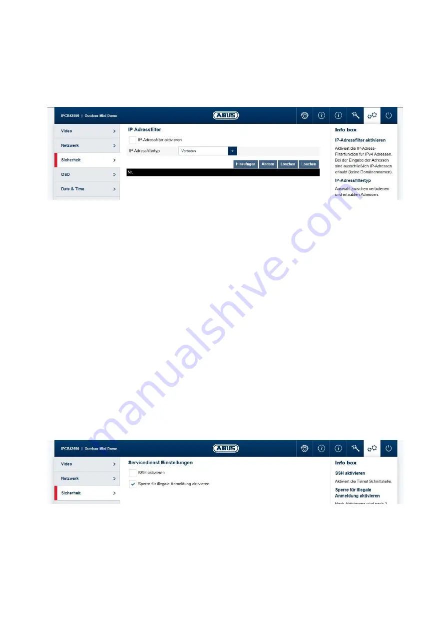 Abus IPCB62500 User Manual Software Download Page 41