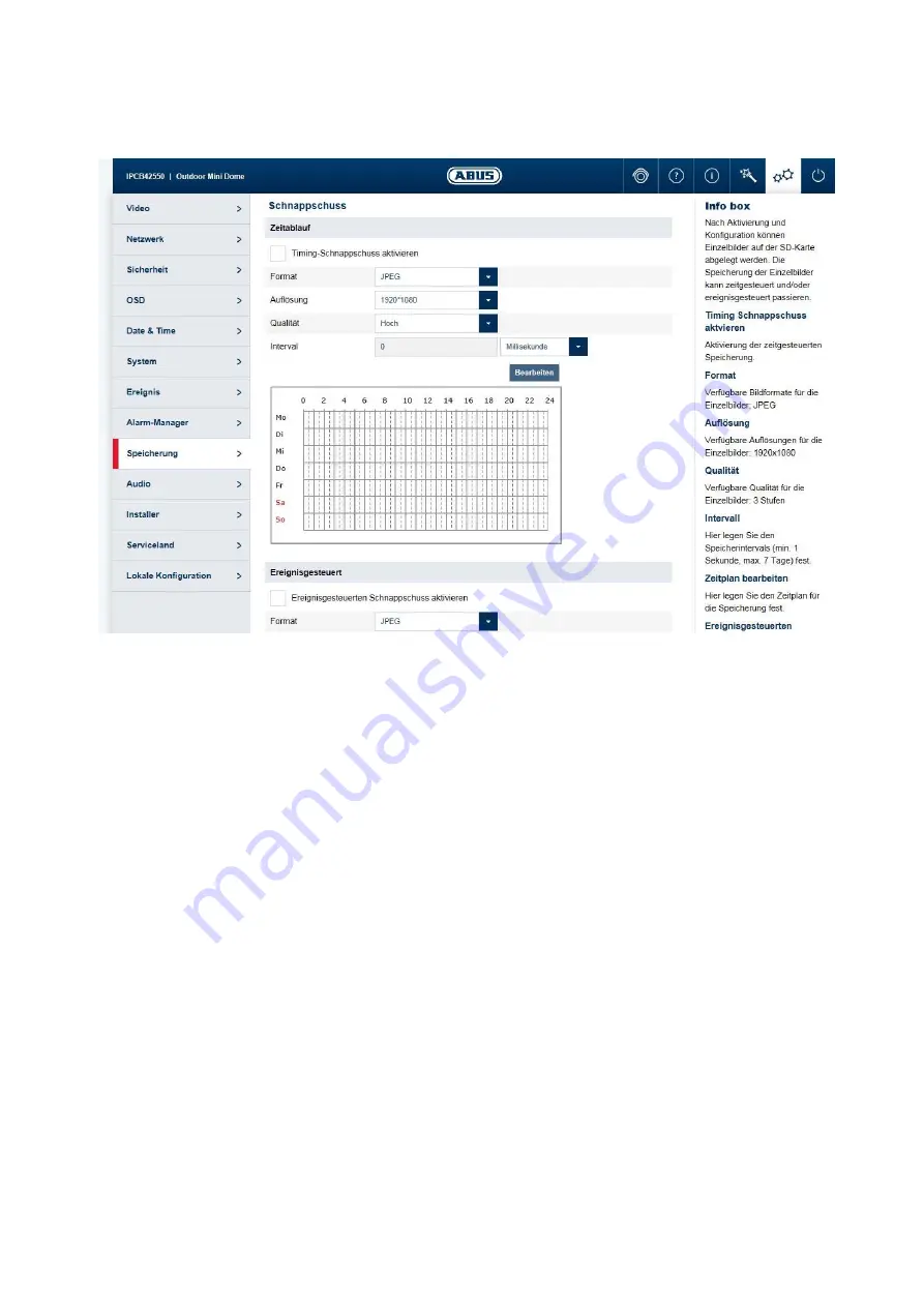 Abus IPCB62500 User Manual Software Download Page 50