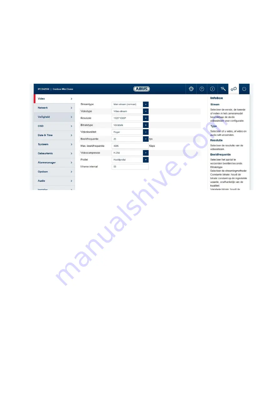 Abus IPCB62500 User Manual Software Download Page 175