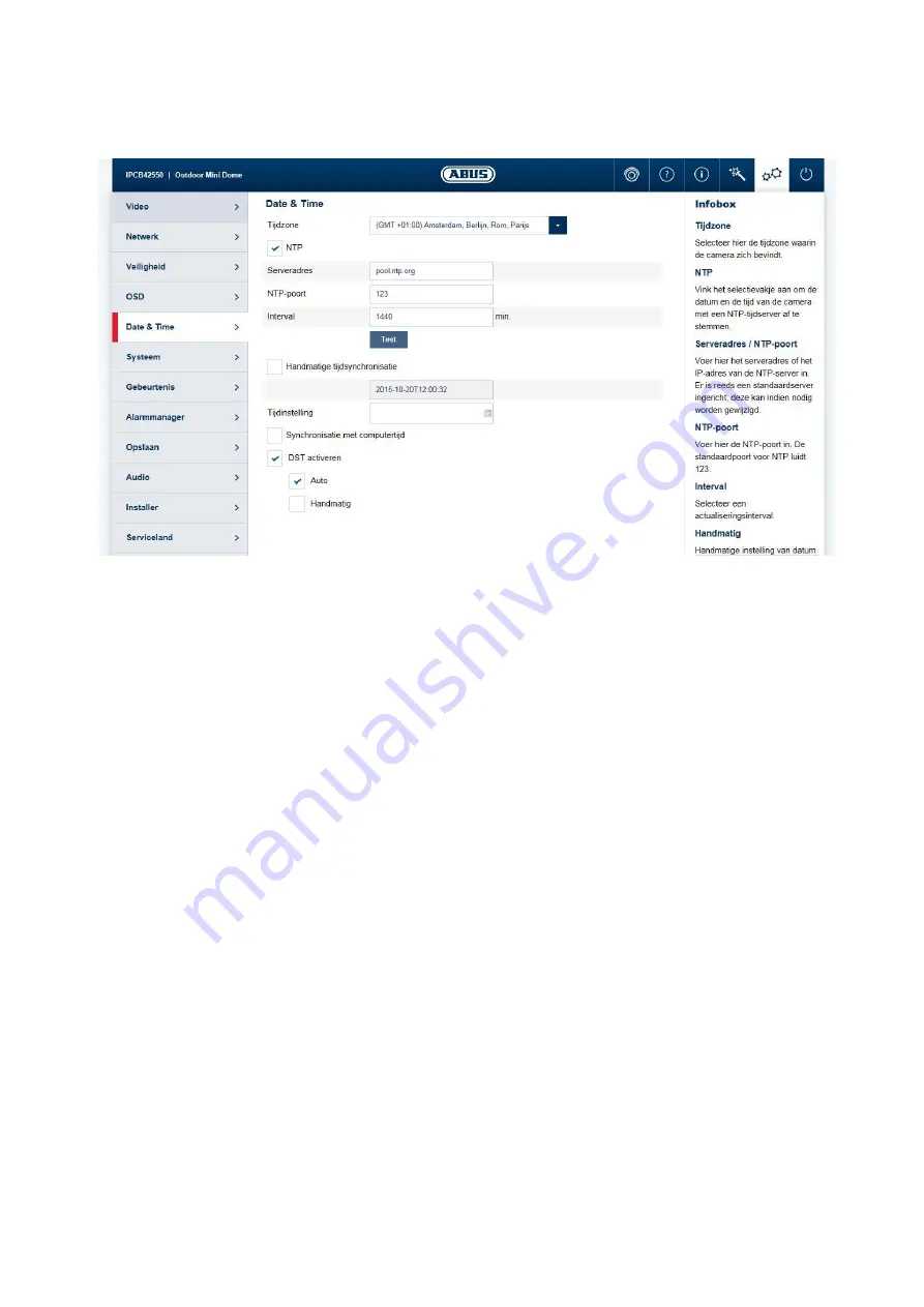 Abus IPCB62500 User Manual Software Download Page 185