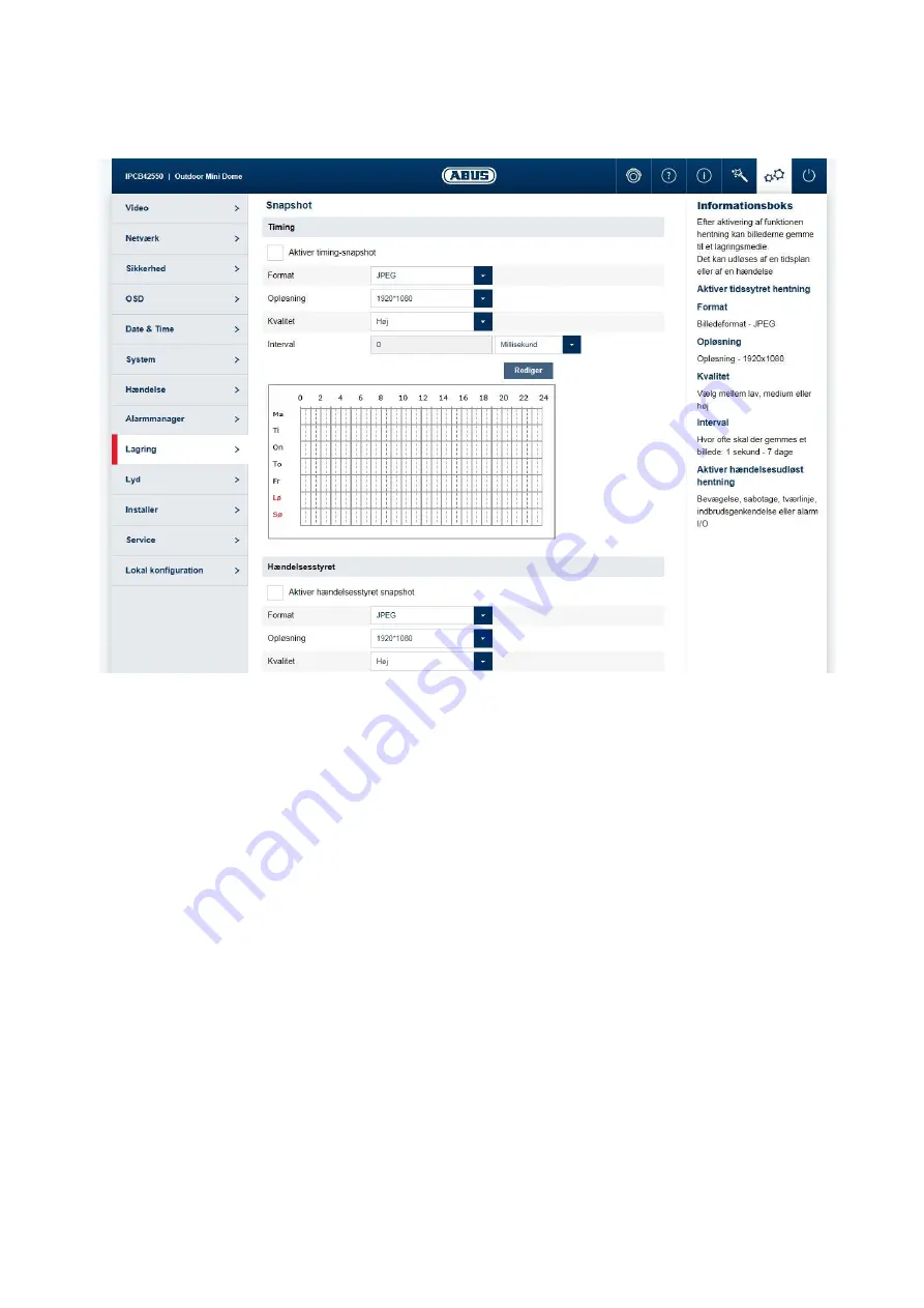 Abus IPCB62500 User Manual Software Download Page 238