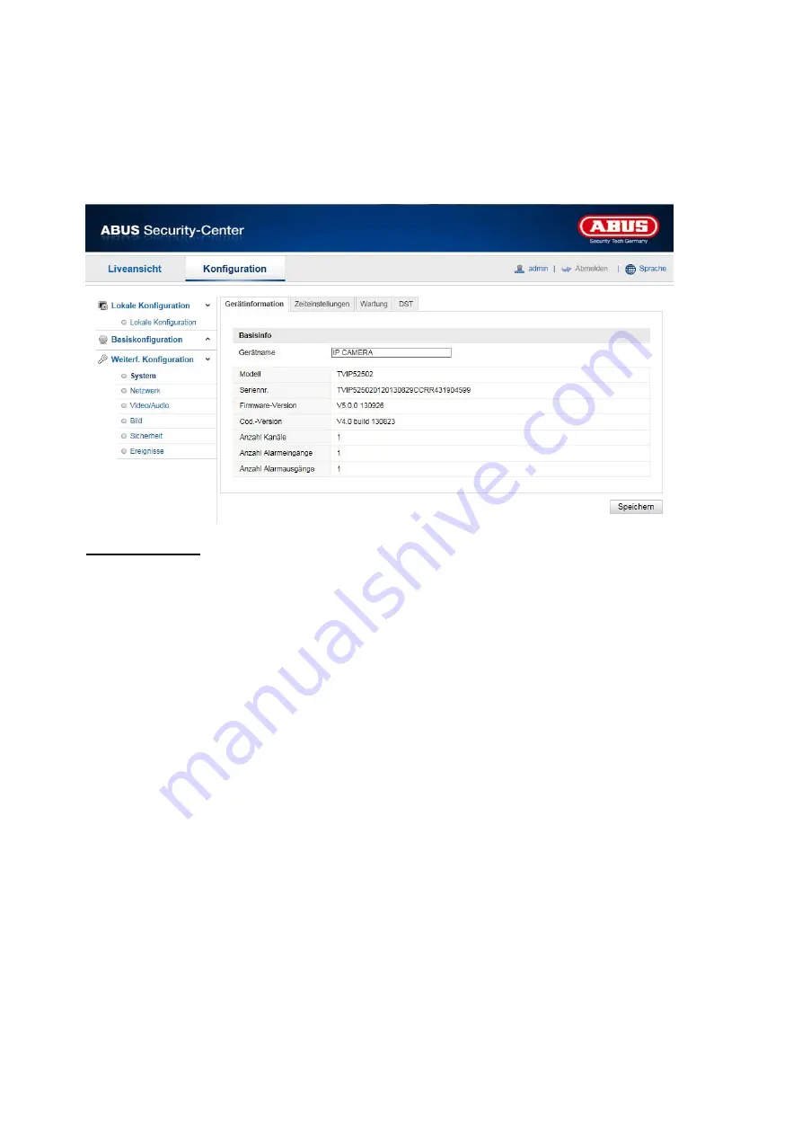 Abus IPCS24500 User Manual Download Page 327