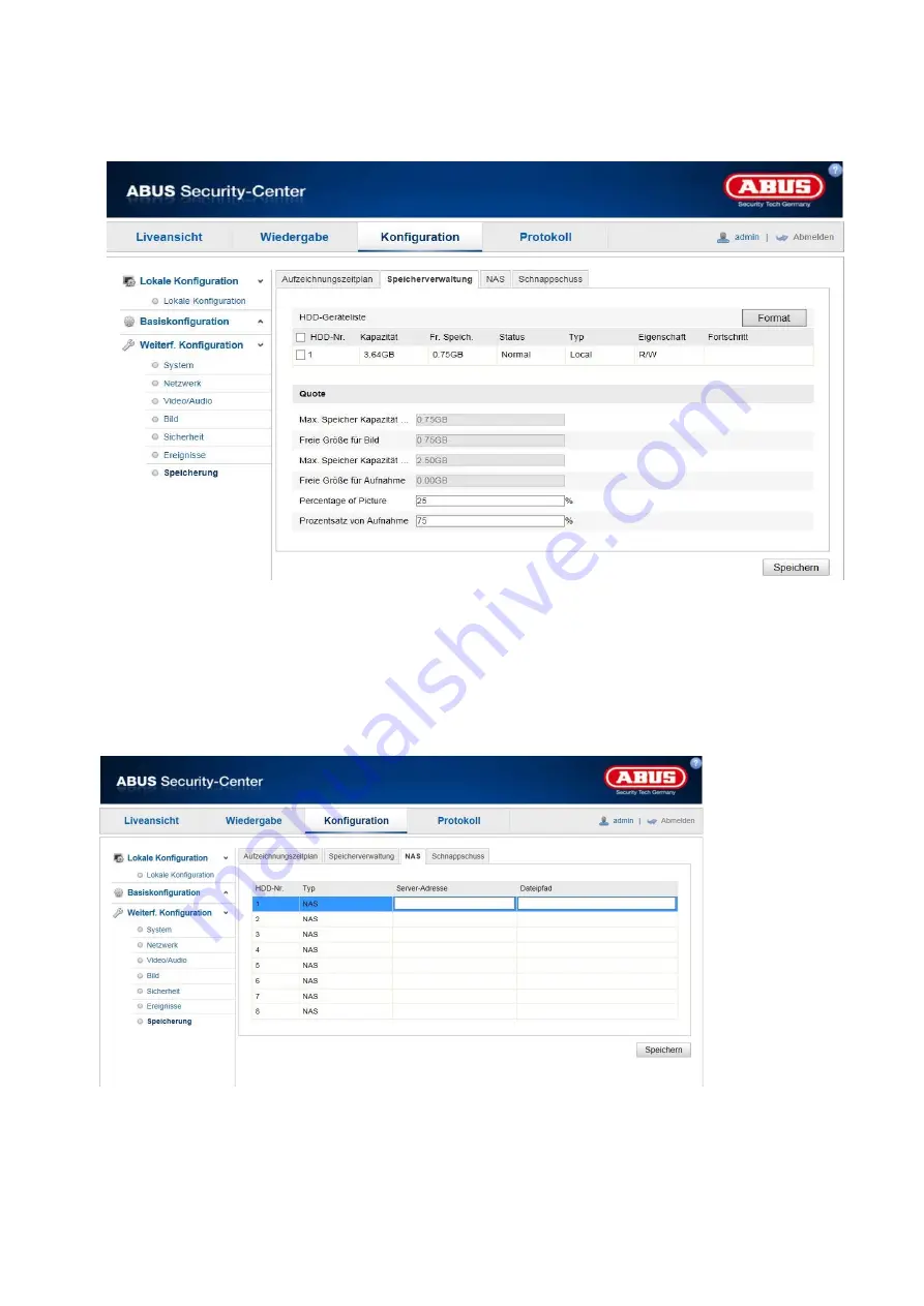 Abus IPCS24500 User Manual Download Page 365