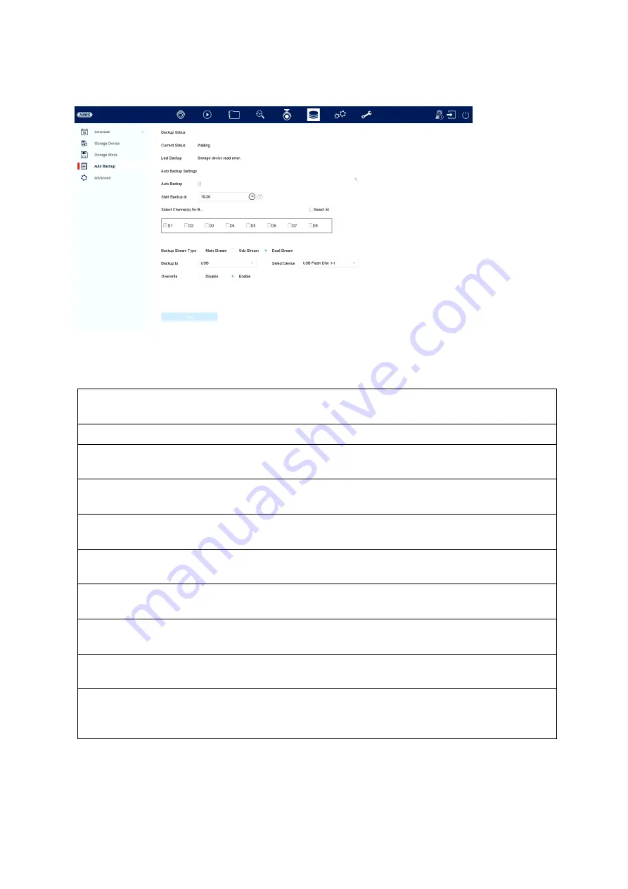 Abus NVR10020P User Manual Download Page 34