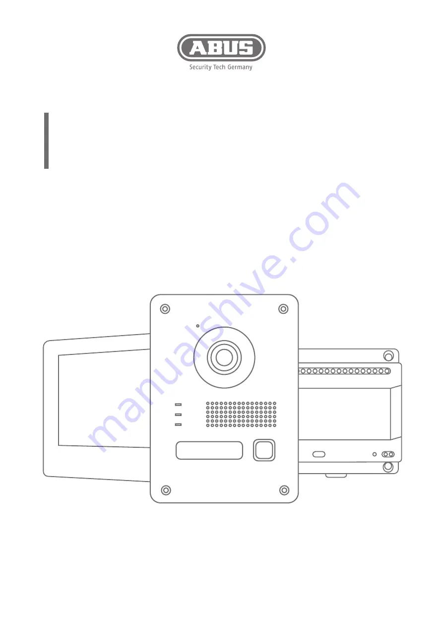 Abus TVHS10100 Quick Manual Download Page 1