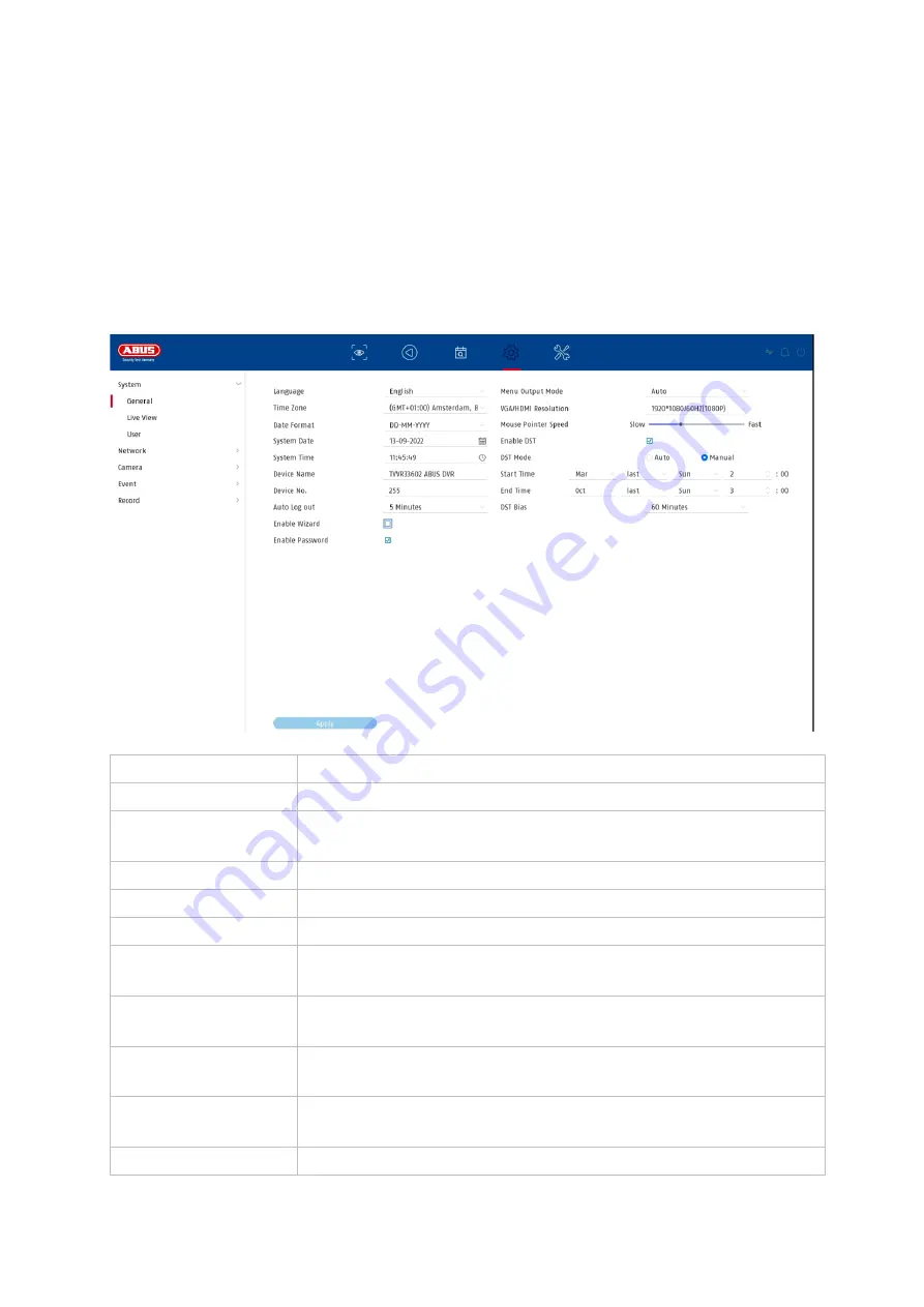 Abus TVVR33602 Instructions For User Download Page 57