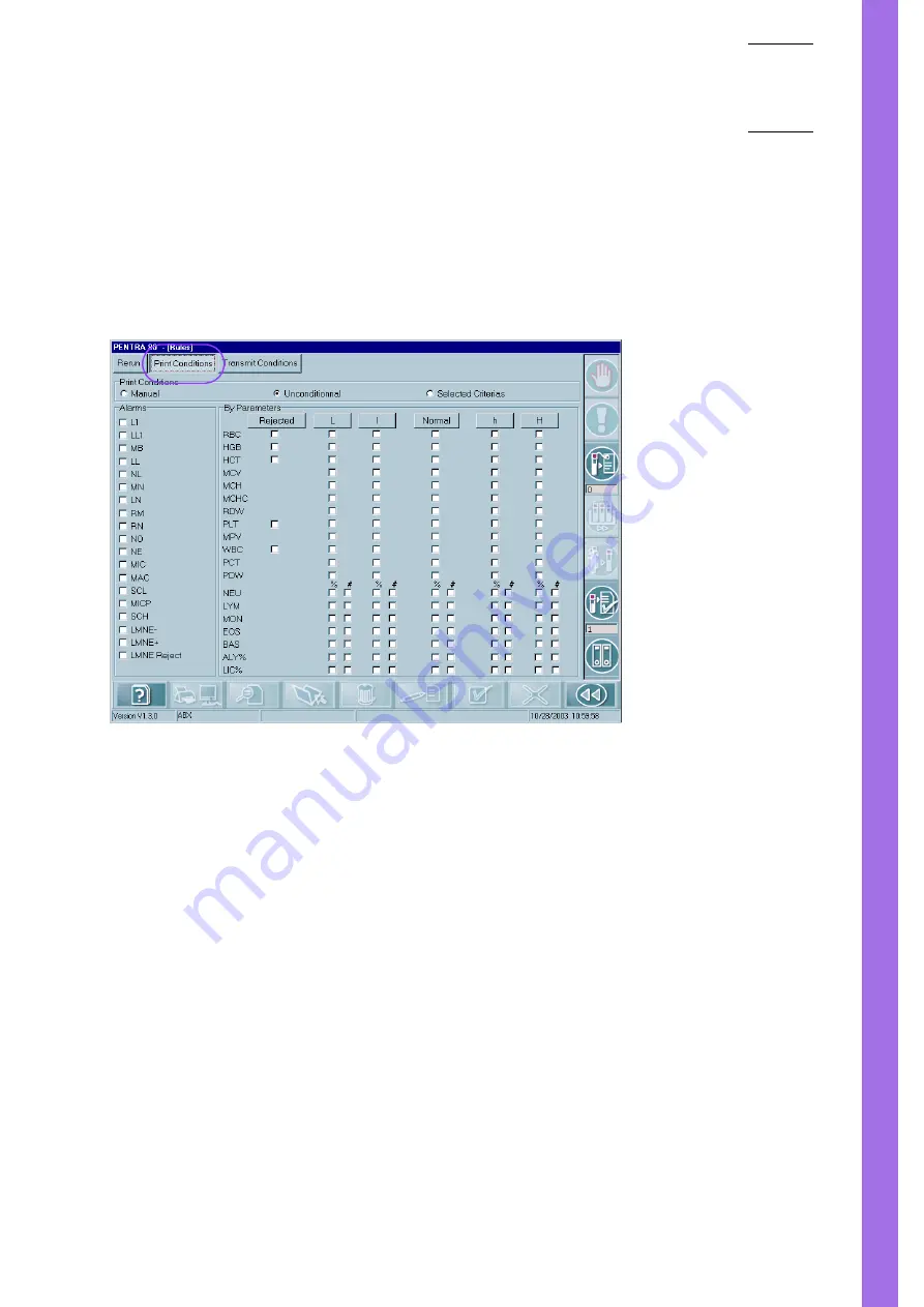 ABX Pentra 80 RAB108BA User Manual Download Page 167