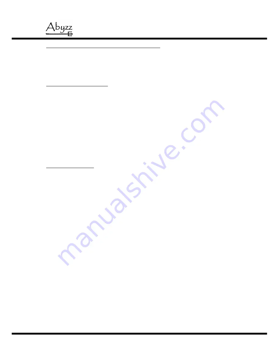 abyzz A100 Operating Manual Download Page 8