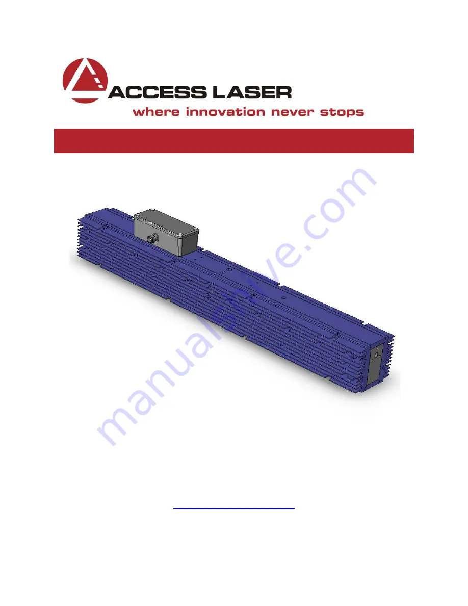 Access Laser L15 Series Operator'S Manual Download Page 1