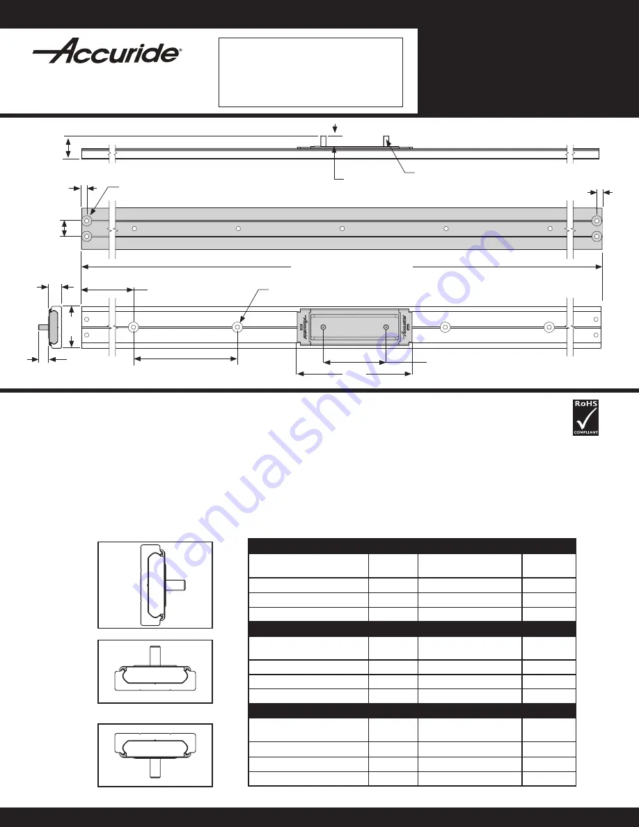 Accuride 115RC Installation Manual Download Page 1