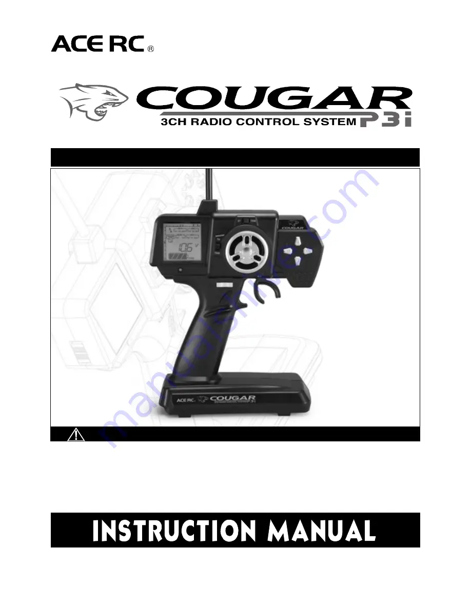 Ace Cougar P3i Instructional Manual Download Page 1