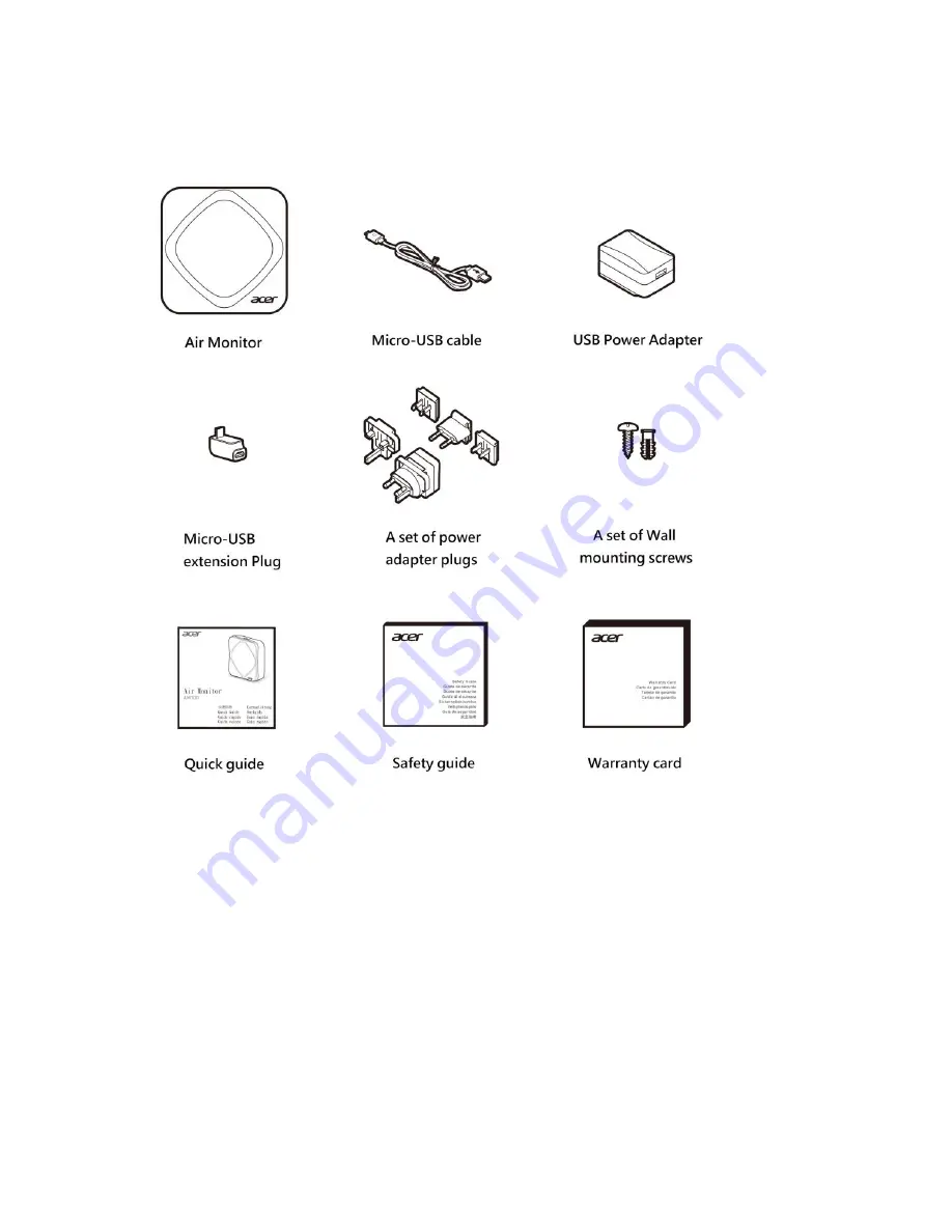 Acer Air Monitor User Manual Download Page 3