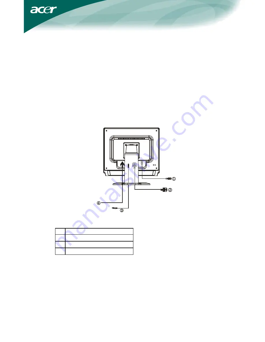 Acer AL1921h User Manual Download Page 6