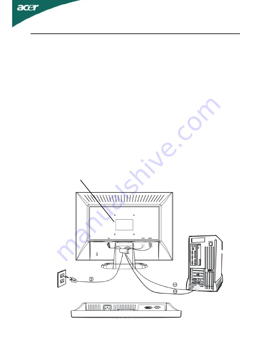 Acer AL2002W Manual Download Page 9