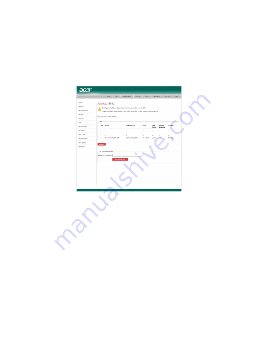 Acer Altos easyStore M2 User Manual Download Page 108