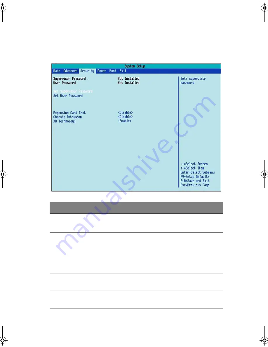 Acer Altos G320 Series User Manual Download Page 73