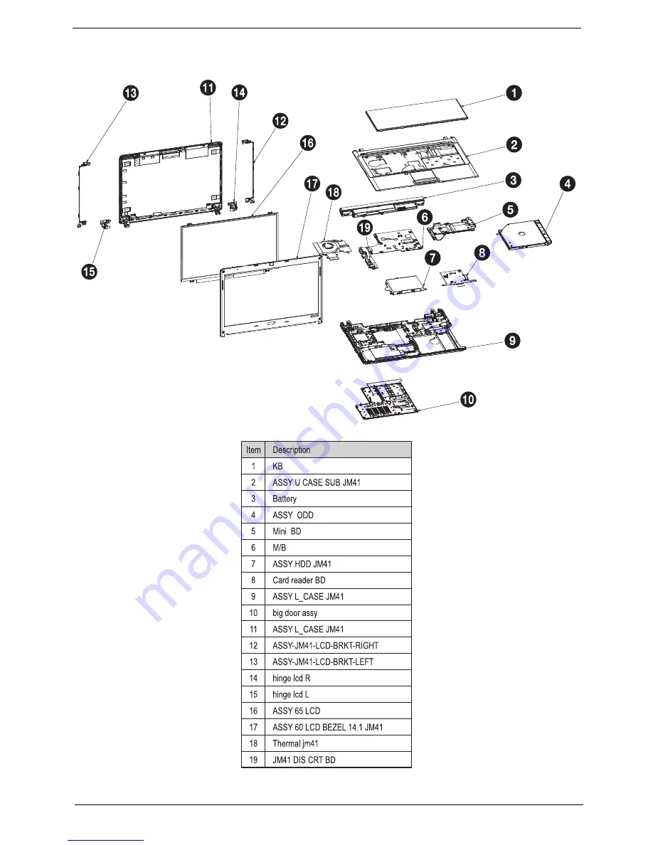 Acer AS4810T- 354G32Mn LX.PBA0X.075 Service Manual Download Page 111