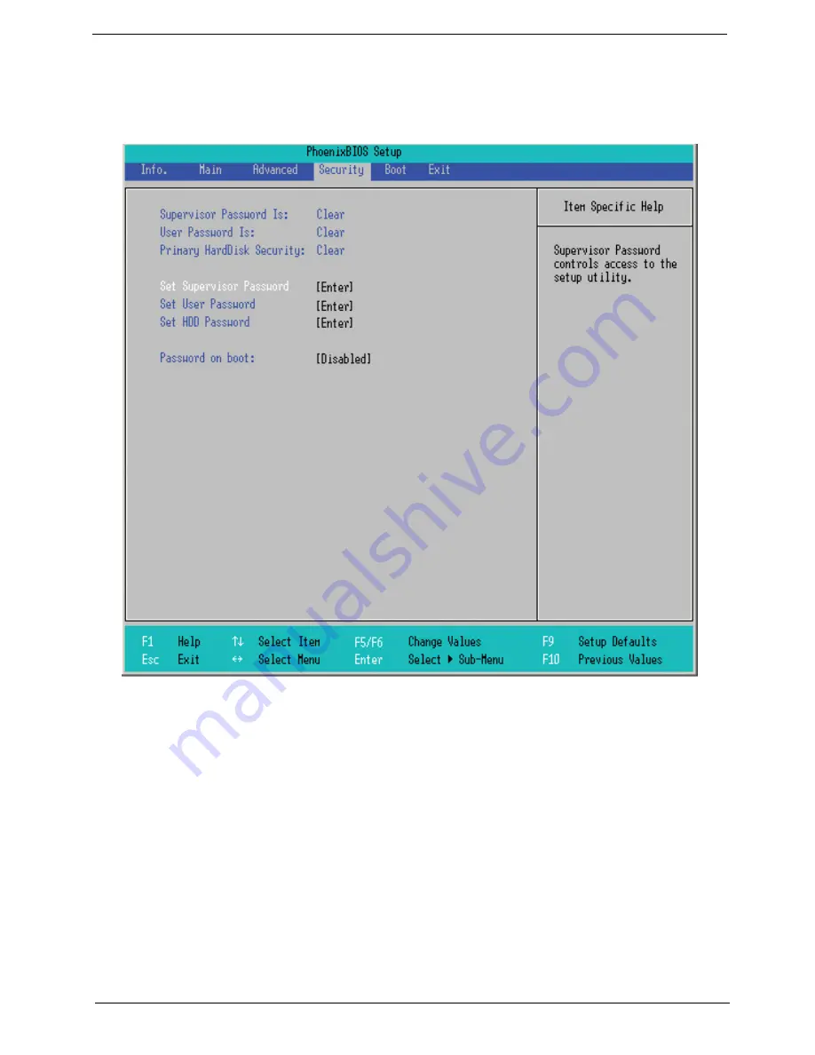 Acer Aspire 1350 Service Manual Download Page 41