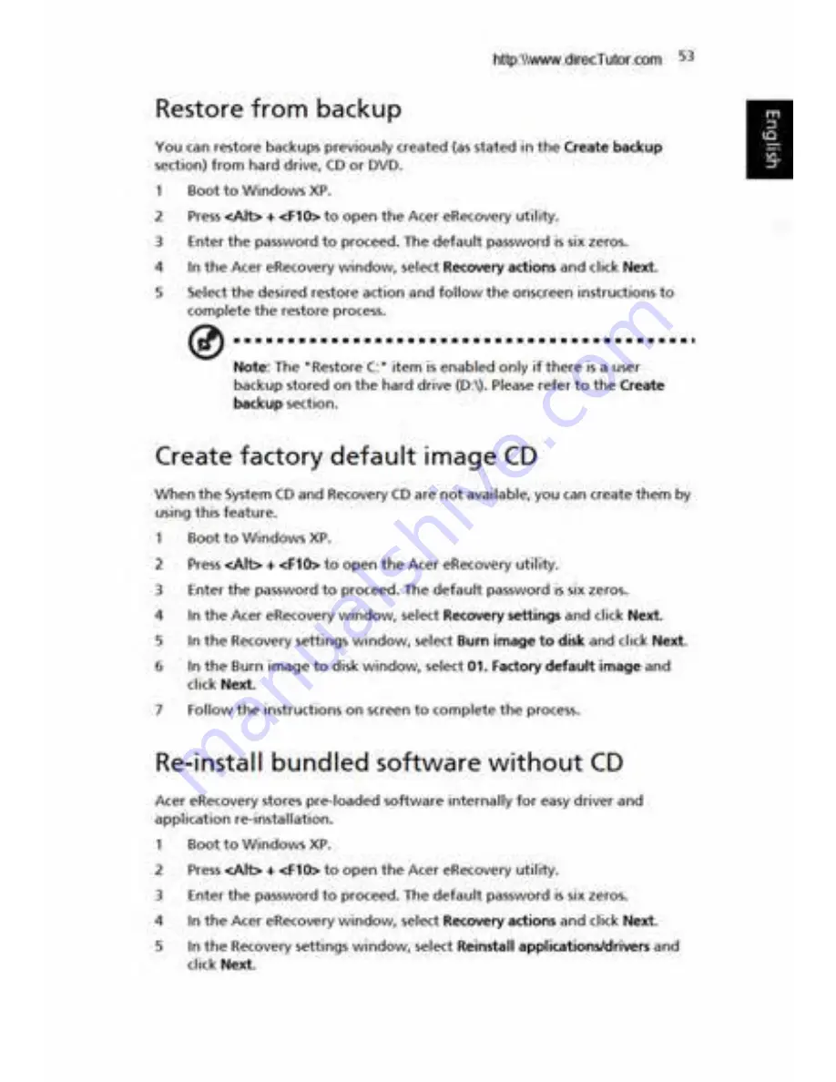 Acer Aspire 3010 Series User Manual Download Page 63