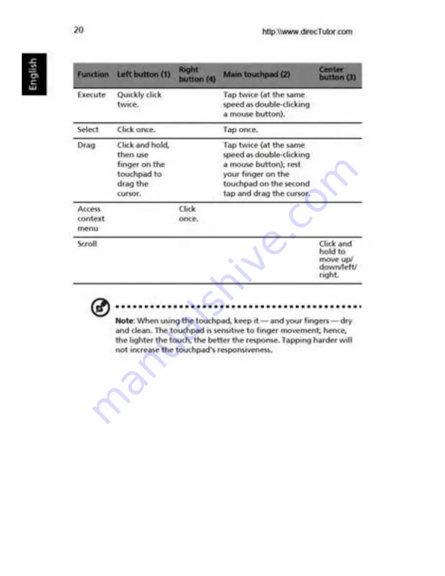 Acer Aspire 3040 Series User Manual Download Page 30