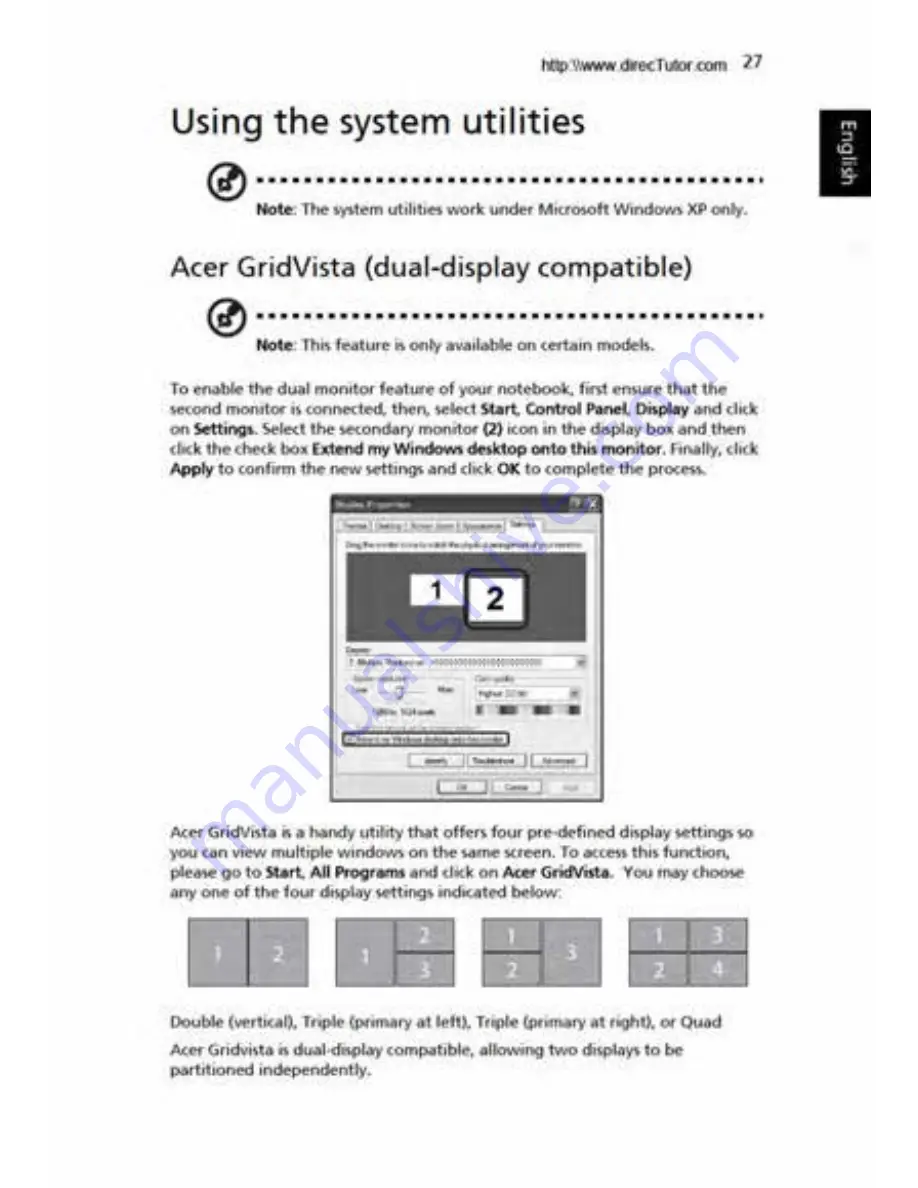 Acer Aspire 3040 Series User Manual Download Page 37