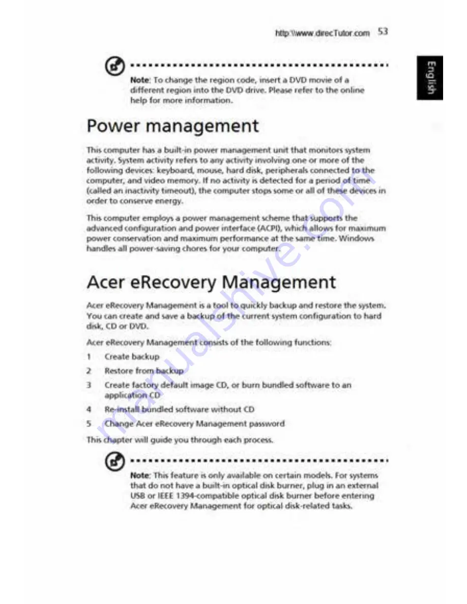 Acer Aspire 3040 Series User Manual Download Page 63