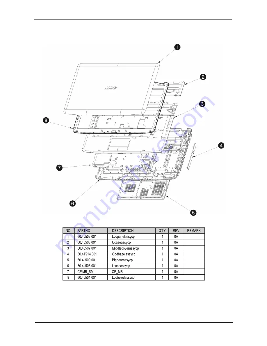 Acer Aspire 5330 Service Manual Download Page 132