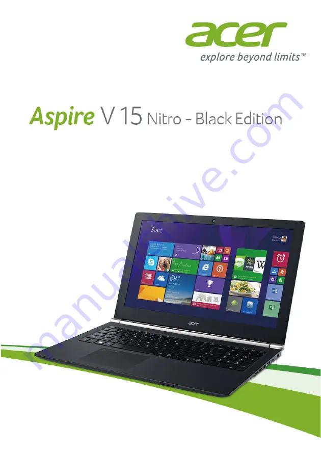 Acer Aspire V 15 Nitro Скачать руководство пользователя страница 1