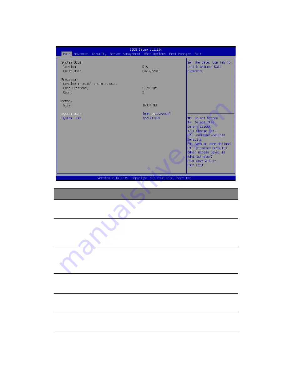 Acer AT350 F2 Series Service Manual Download Page 87