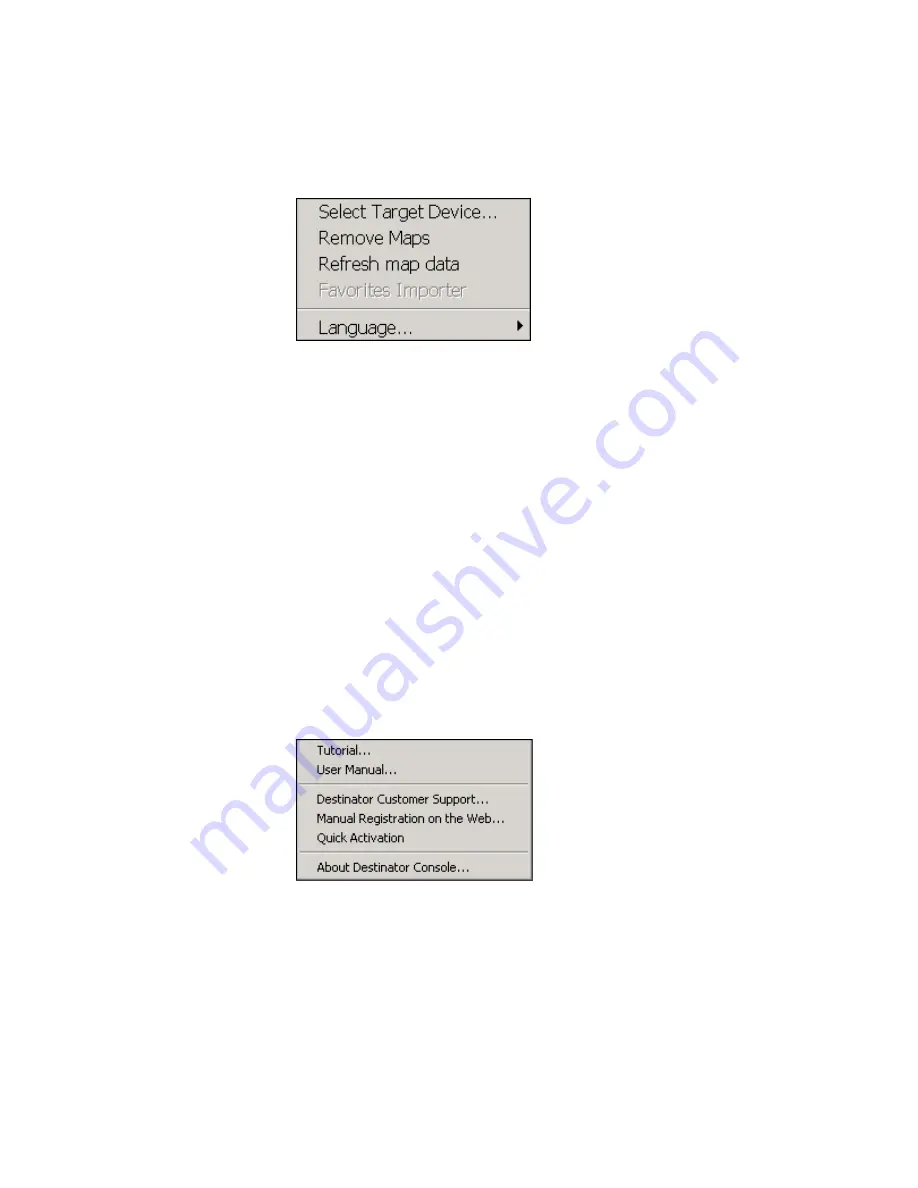 Acer Destinator PN User Manual Download Page 31