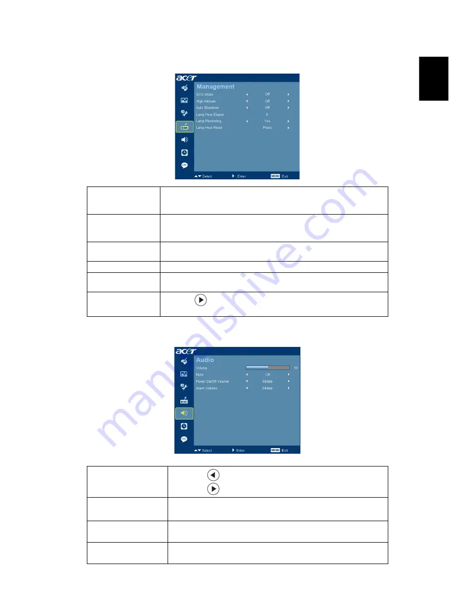 Acer H5360BD Series User Manual Download Page 35