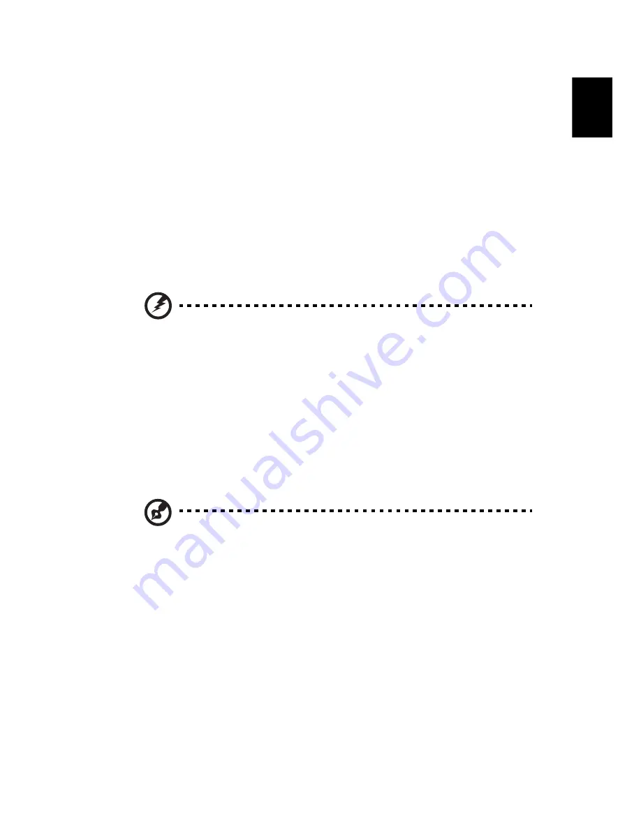 Acer H7530 Series User Manual Download Page 21