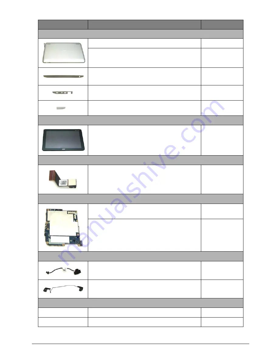 Acer ICONIA TAB A210 Service Manual Download Page 113