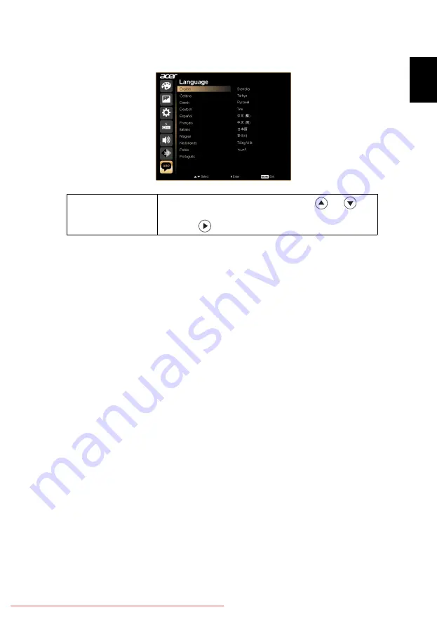 Acer K520/H112/PH-X01 Series User Manual Download Page 37