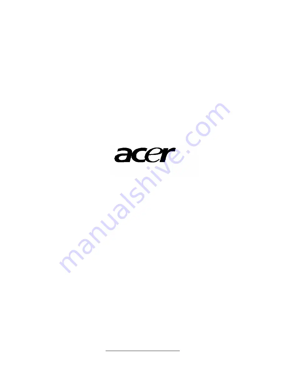 Acer MP110 User Manual Download Page 20