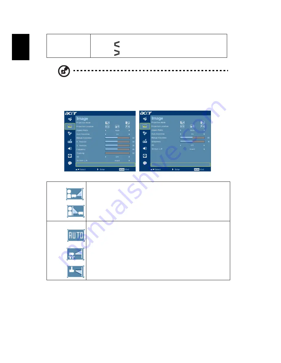 Acer P1100 Series User Manual Download Page 40