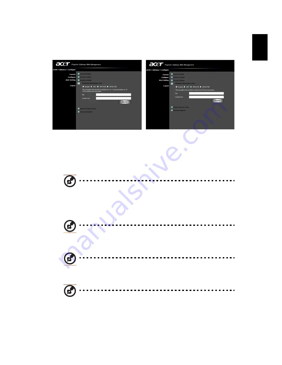 Acer P1203PB Series Manual Download Page 29