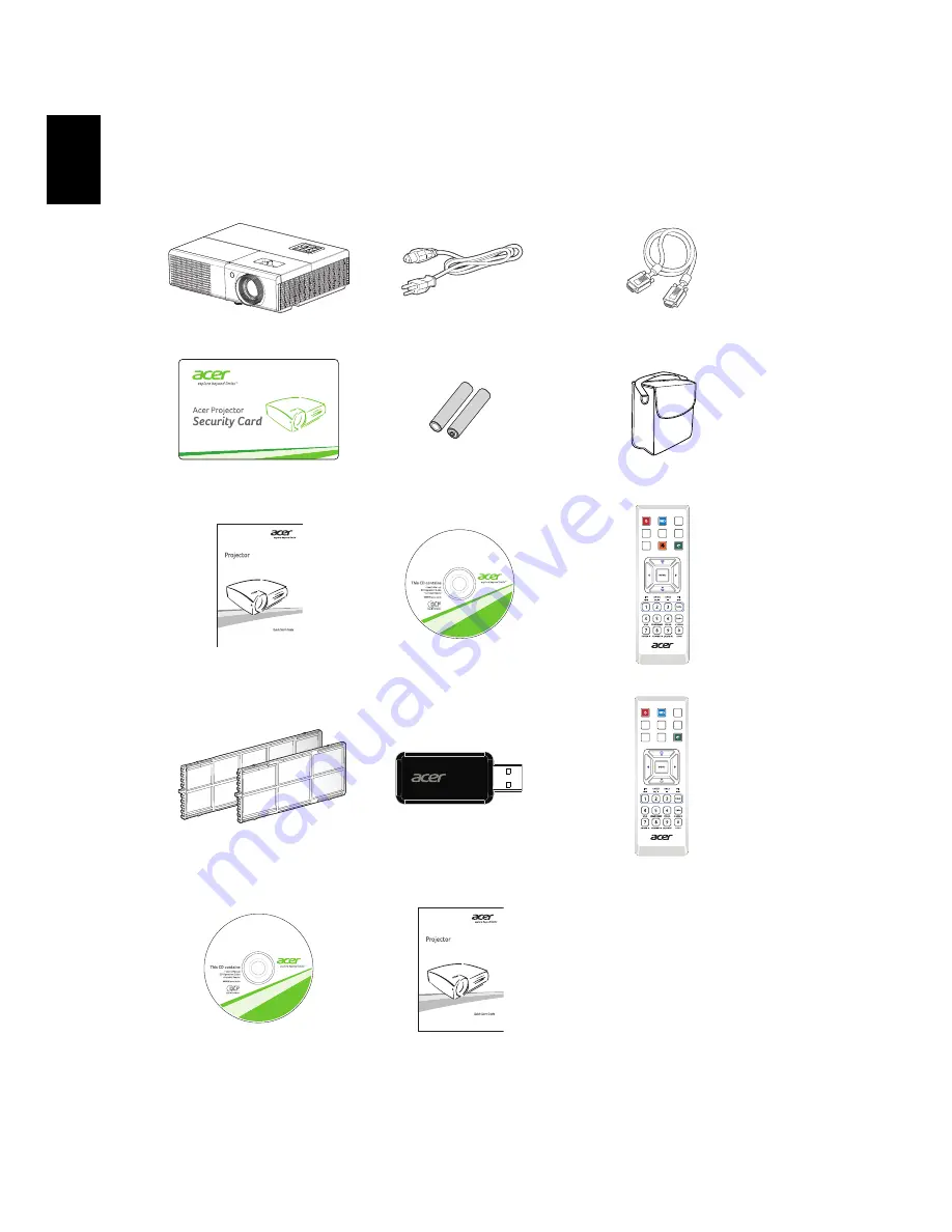 Acer P1273 Series Скачать руководство пользователя страница 12