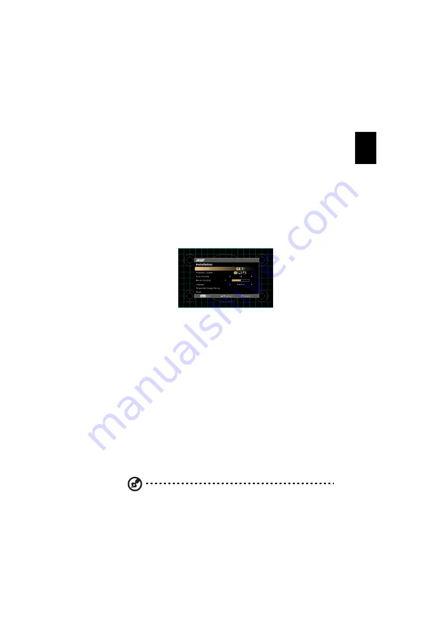 Acer P1386W User Manual Download Page 29