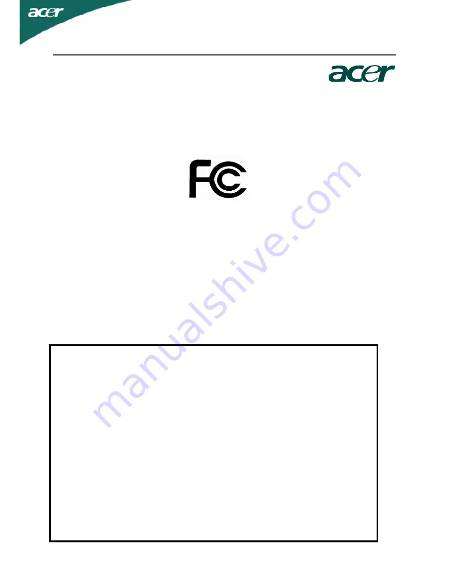 Acer P223W User Manual Download Page 25