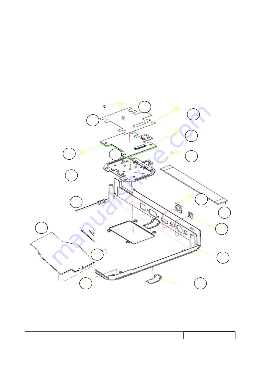 Acer P3150 Refresh Service Manual Download Page 107