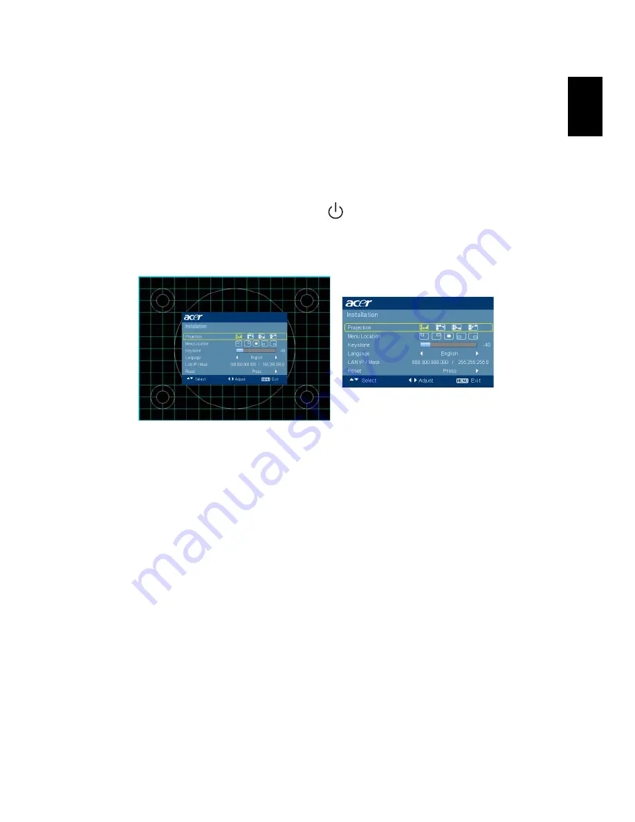 Acer P5205 Series User Manual Download Page 25