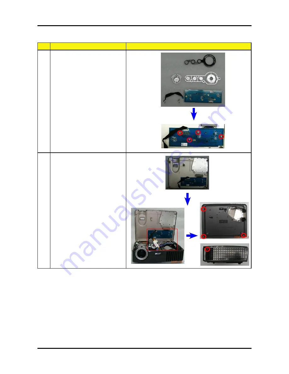 Acer PD311 series Service Manual Download Page 42