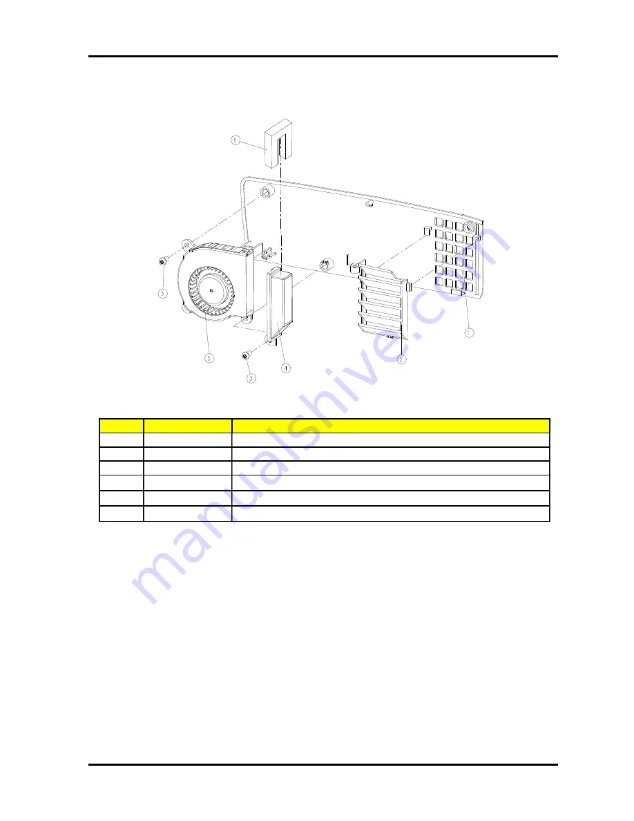 Acer PD311 series Service Manual Download Page 62