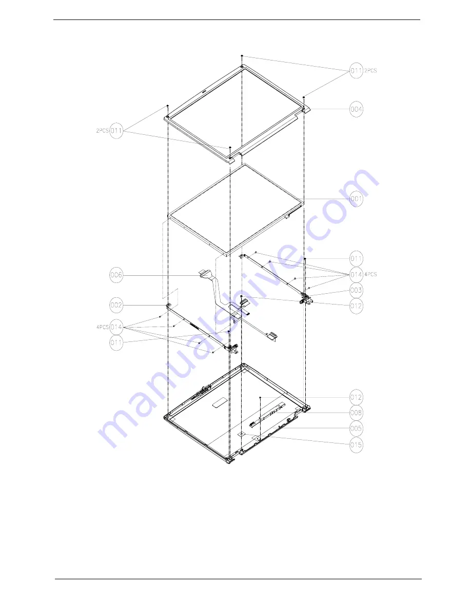 Acer TravelMate 290 Service Manual Download Page 91