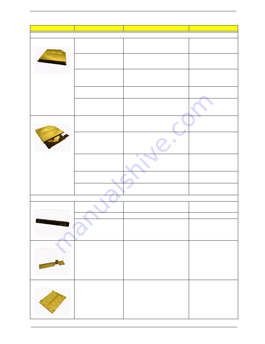 Acer TravelMate 4050 Service Manual Download Page 79