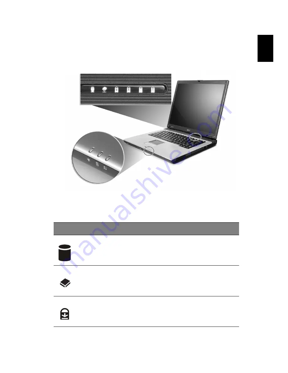 Acer TravelMate 4050 User Manual Download Page 21