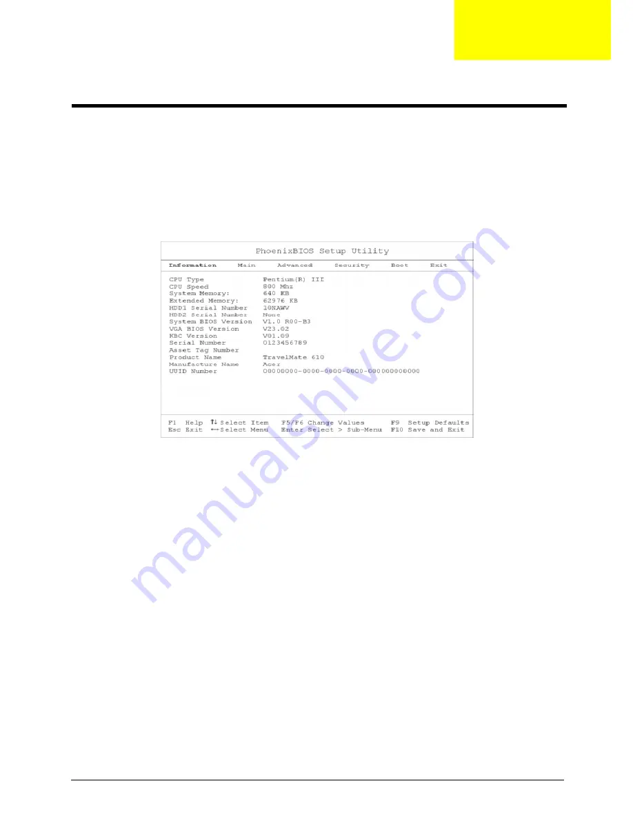 Acer TravelMate 610 series Service Manual Download Page 37