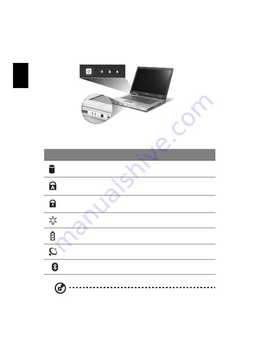 Acer TravelMate 8100 (Portuguese) Manual Do Utilizador Download Page 22