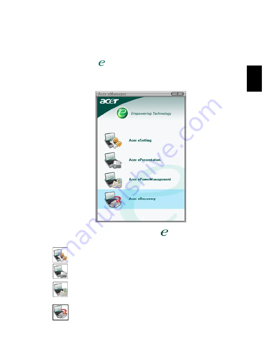 Acer TravelMate 8100 (Portuguese) Manual Do Utilizador Download Page 37